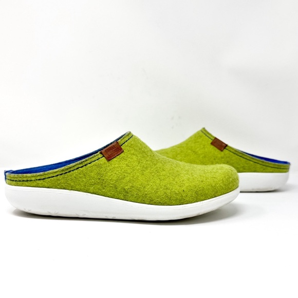 Samuel Hubbard Dreams Wool Felt Clogs Green Size 11 - Picture 8 of 8
